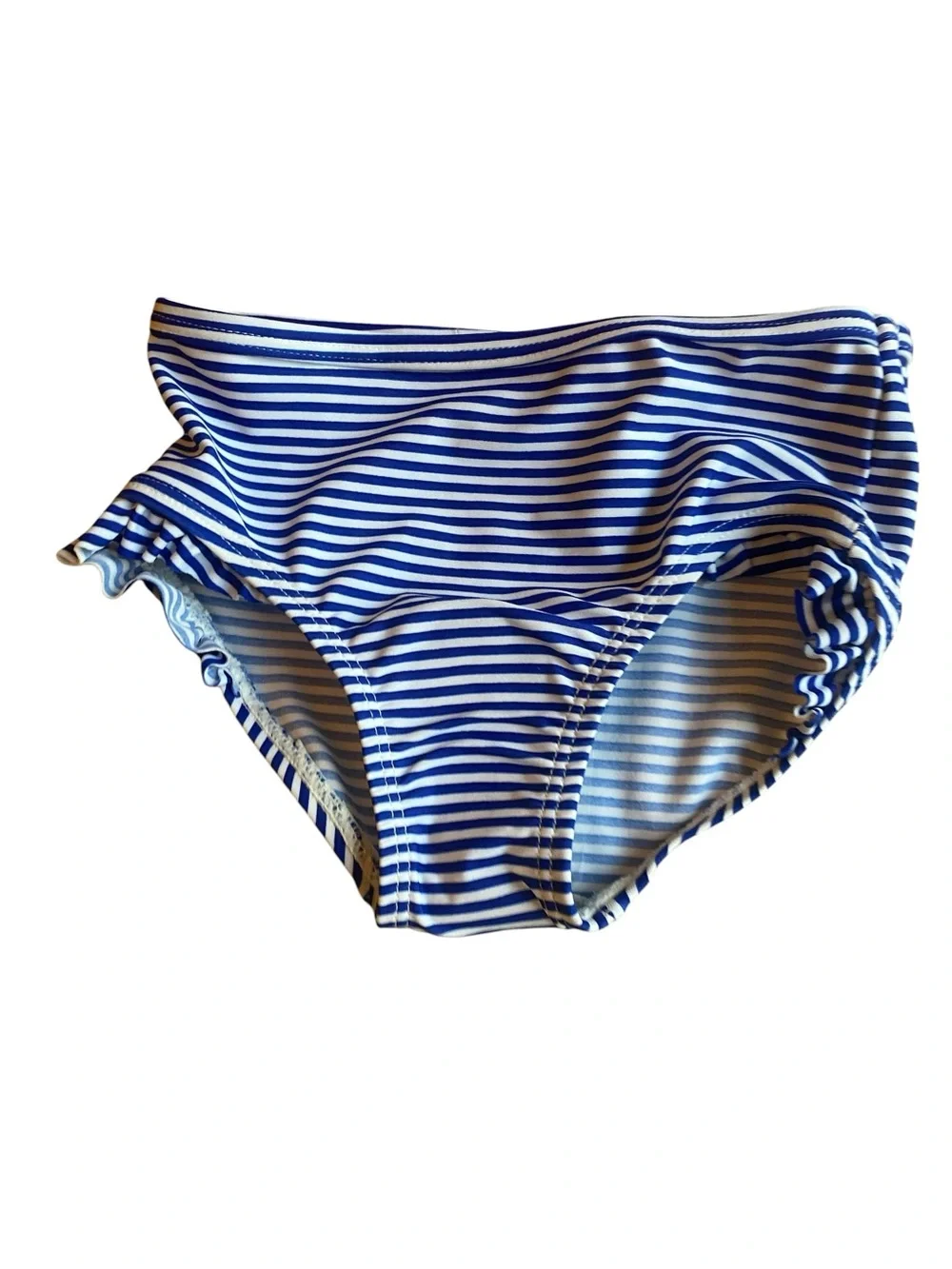 3/$25 Carter's Red Strawberry Print UVF Bikini Set Blue Striped Bottoms Size 12M